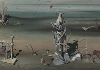 yves tanguy painting rescued from airport dumpster