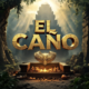 A viral, hyper-realistic YouTube thumbnail with a mysterious ancient temple atmosphere. The background is a misty Panama jungle at golden hour with dramatic shafts of light cutting through massive ceiba trees and faint stone monoliths covered in moss. The composition uses a dramatic low-angle shot to focus on the main subject: a gleaming pre-Columbian gold breastplate with embossed supernatural creature floating above an open tomb filled with glowing ceramics and whale-tooth ivory. Image size should be 3:2. The image features massive 3D typography with strict hierarchy: The Primary Text reads exactly: 'EL CAÑO GOLD'. This text is massive, the largest element in the frame, rendered in molten liquid gold with realistic drips and reflections to look like a high-budget 3D render. The Secondary Text reads exactly: 'Richest Tomb Ever Found'. This text is significantly smaller, positioned below the main text with a thick electric-blue glowing border and subtle lightning effect to contrast against the background. Make sure text 2 is always different theme, style, effect and border compared to text 1. The text materials correspond to the story's concept. Crucial Instruction: There is absolutely NO other text, numbers, watermarks, or subtitles in this image other than these two specific lines. 8k, Unreal Engine 5, cinematic render