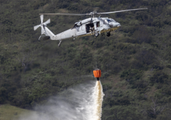 colorado blackhawk helicopter wildfire water drop