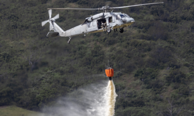 colorado blackhawk helicopter wildfire water drop