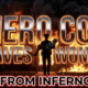 A viral, hyper-realistic YouTube thumbnail with a dramatic cinematic atmosphere. The background is a raging house fire at night on a quiet Colorado street, intense orange flames bursting from windows, thick black smoke billowing into the dark sky with glowing embers floating. The composition uses a low-angle heroic shot to focus on the main subject: a silhouetted faceless police officer in full uniform carrying an elderly woman in his arms as he emerges from the burning doorway. Image size should be 3:2. The image features massive 3D typography with strict hierarchy: The Primary Text reads exactly: 'HERO COP SAVES WOMAN'. This text is massive, the largest element in the frame, rendered in burning chrome with glowing orange edges like molten metal. The Secondary Text reads exactly: 'FROM INFERNO'. This text is significantly smaller, positioned below the main text with a thick white outline and red glow border to pop against the flames. The text materials correspond to the fire and rescue concept. Crucial Instruction: There is absolutely NO other text, numbers, watermarks, or subtitles in this image other than these two specific lines. 8k, Unreal Engine 5, cinematic render