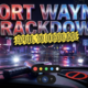 A viral, hyper-realistic YouTube thumbnail with a Law Enforcement Safety atmosphere. The background is a nighttime Fort Wayne street scene with red and blue police lights casting dramatic illumination across wet asphalt, street signs visible in the distance with police cruiser headlights creating lens flares. The composition uses a Low Angle shot to focus on the main subject: a detailed police radar gun pointed forward with speed readout display glowing, positioned next to a smartphone lying face-down on a car dashboard with a prominent red prohibition symbol overlay. Image size should be 3:2. The image features massive 3D typography with strict hierarchy: The Primary Text reads exactly: 'FORT WAYNE CRACKDOWN'. This text is massive, the largest element in the frame, rendered in Chrome and Red/Blue Police Light Reflections to look like a high-budget 3D render. The Secondary Text reads exactly: 'APRIL 13 DEADLINE'. This text is significantly smaller, positioned below or next to the main text. It features a thick, distinct yellow and black hazard stripe border/outline (sticker style) to contrast against the background. Make sure text 2 is always different theme, style, effect and border compared to text 1. The text materials correspond to the story's concept. Crucial Instruction: There is absolutely NO other text, numbers, watermarks, or subtitles in this image other than these two specific lines. 8k, Unreal Engine 5, cinematic render.
