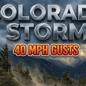 Saturday Showers Bring Gusty Winds To Western Colorado