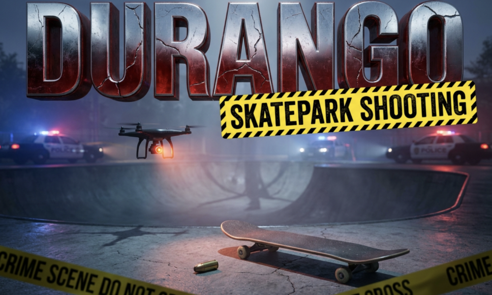 durango skatepark fatal shooting police investigation scene