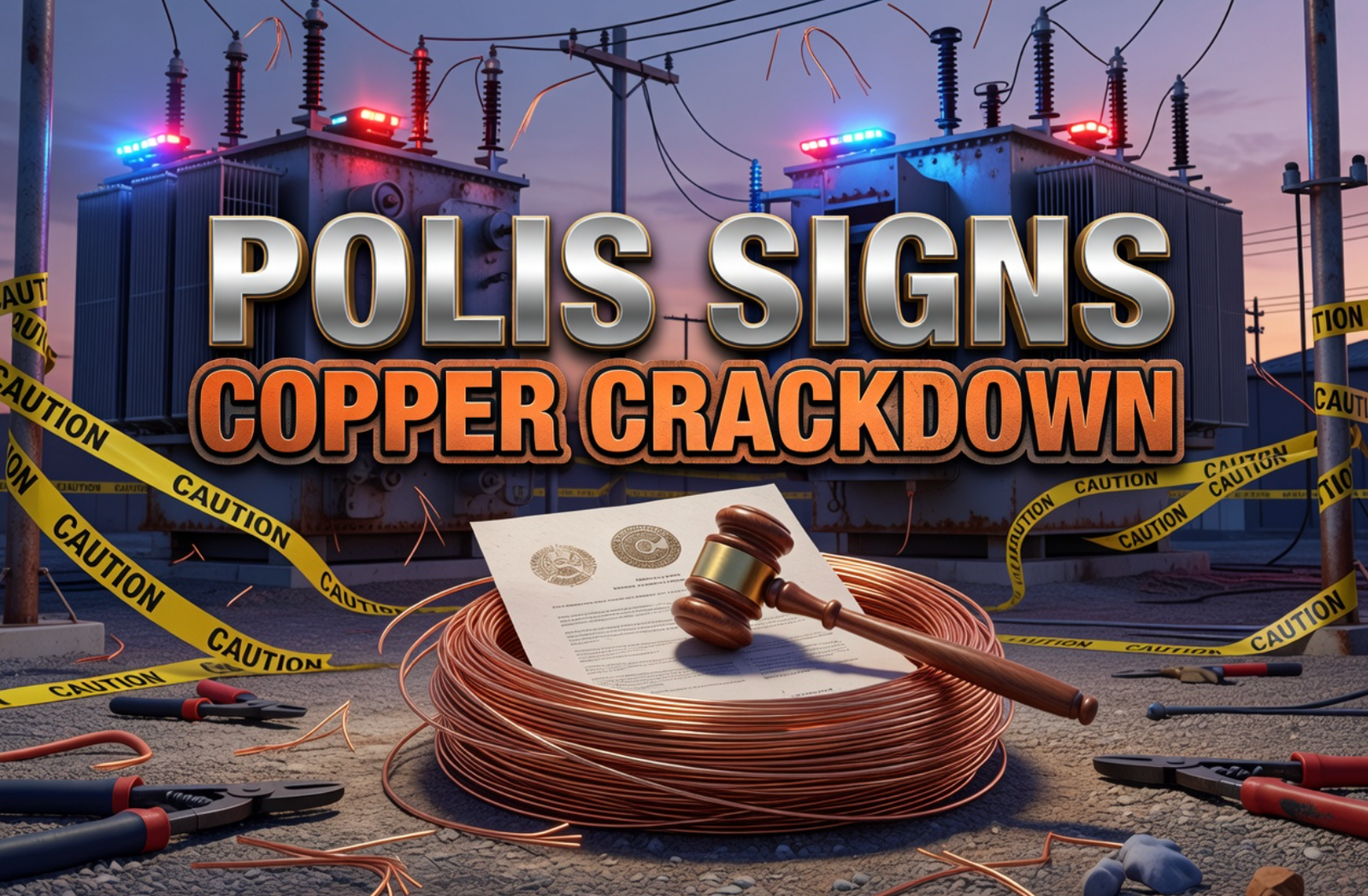 Colorado copper wire theft law signed by governor