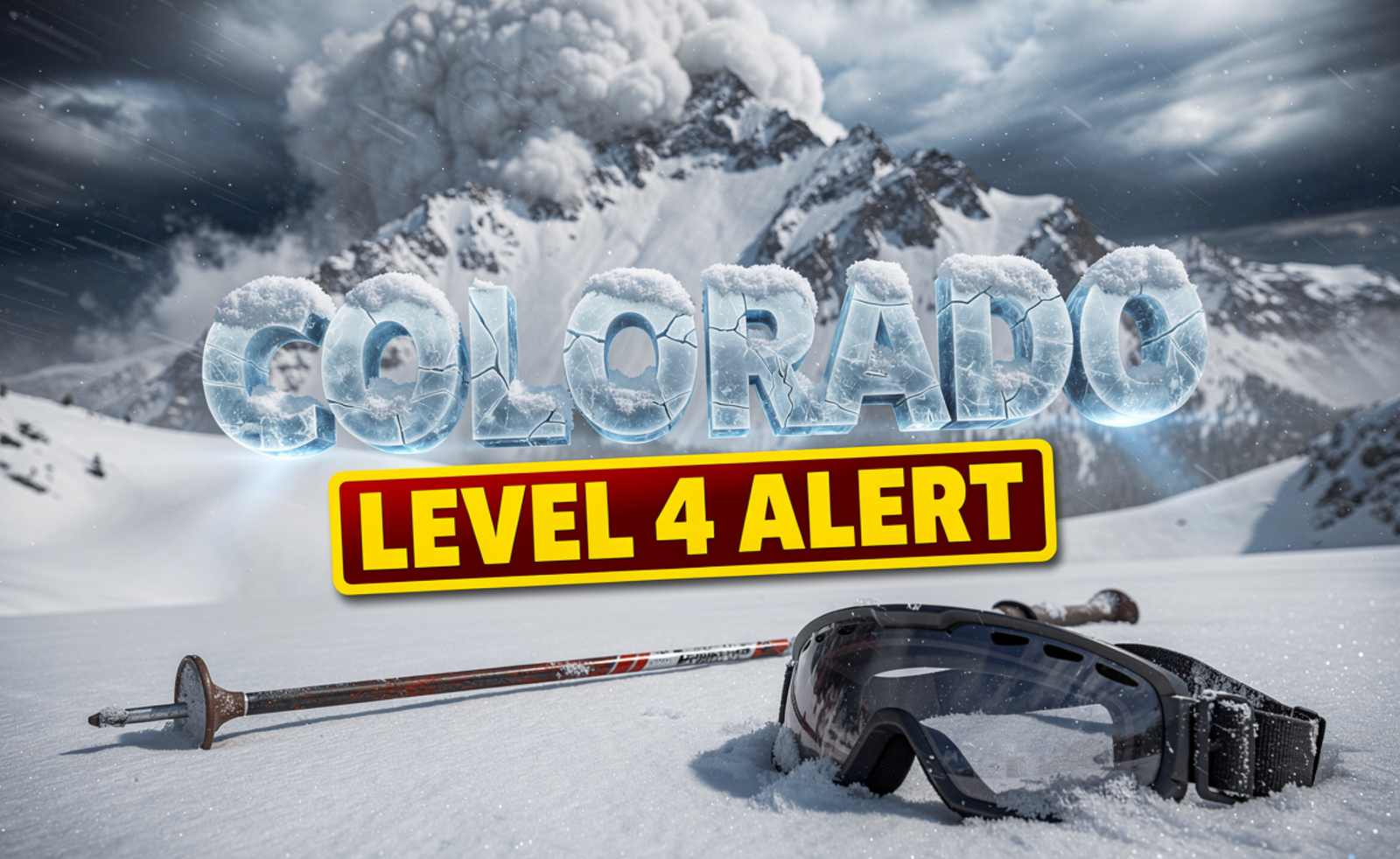 Colorado Front Range spring snow avalanche danger warning
