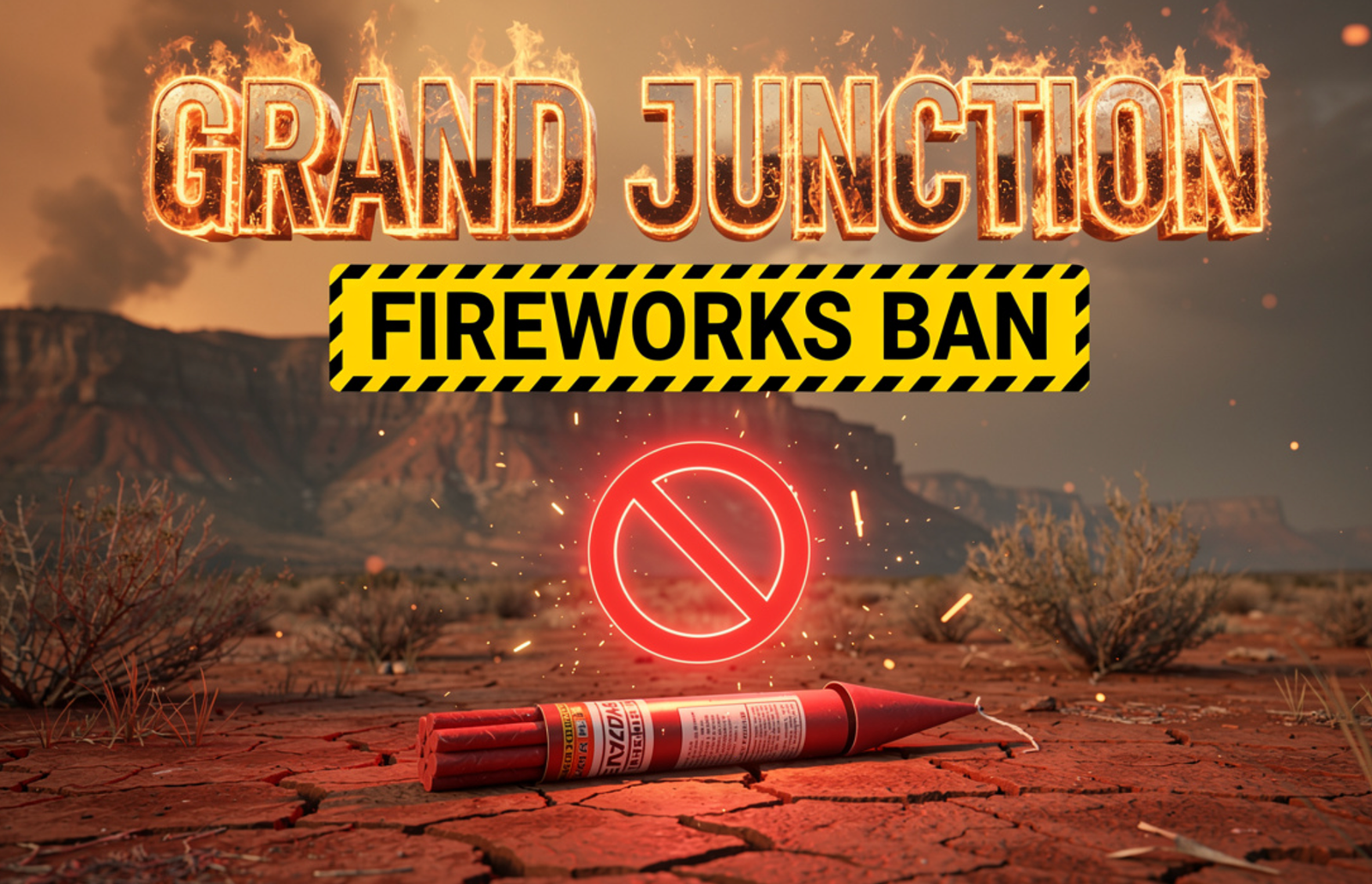 Grand Junction Colorado temporary fireworks sales ban vote