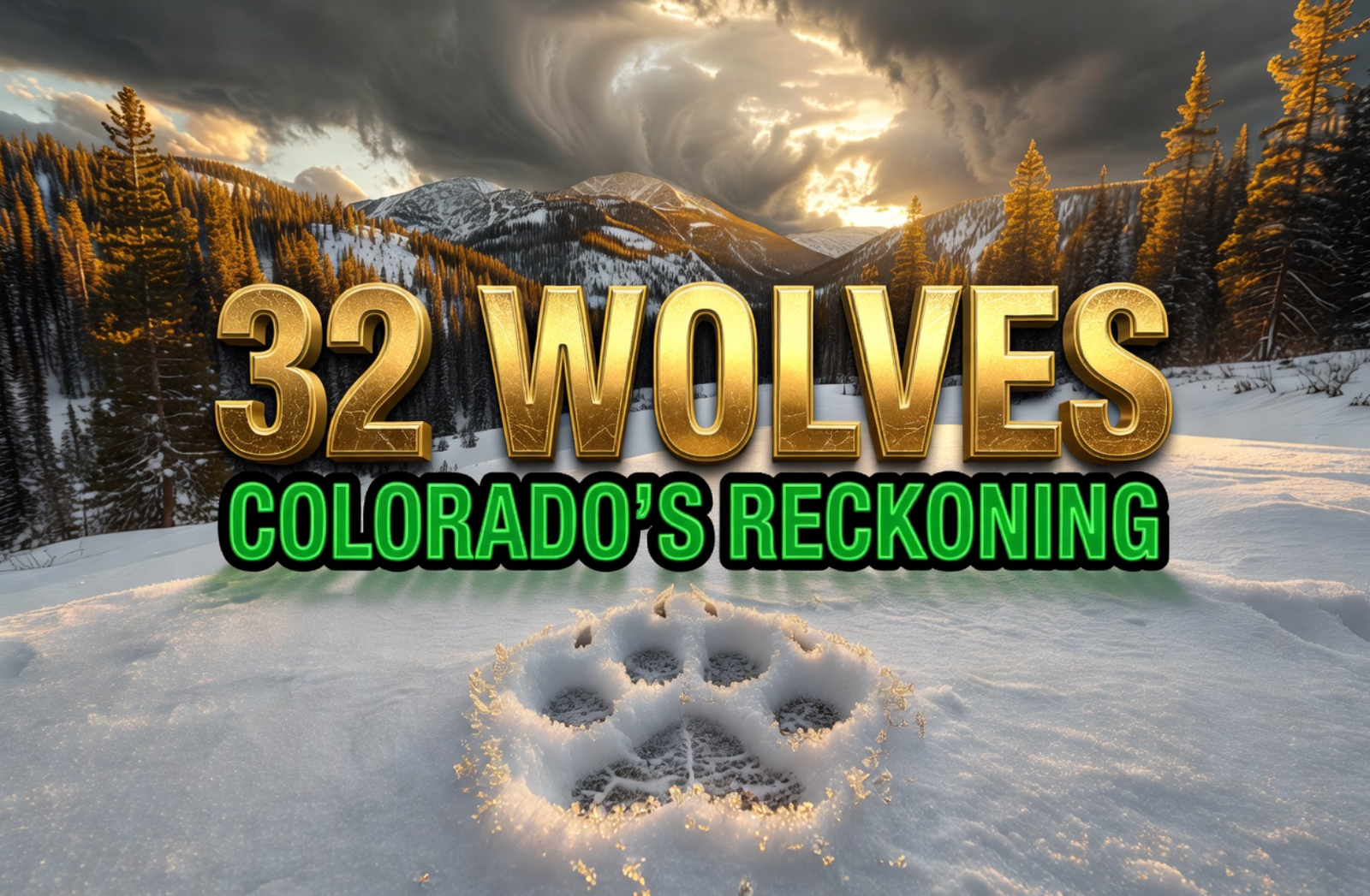 Colorado gray wolf pack reintroduction Rocky Mountains pups 2026