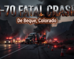 fatal semi-truck crash westbound I-70 De Beque Colorado