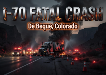 fatal semi-truck crash westbound I-70 De Beque Colorado