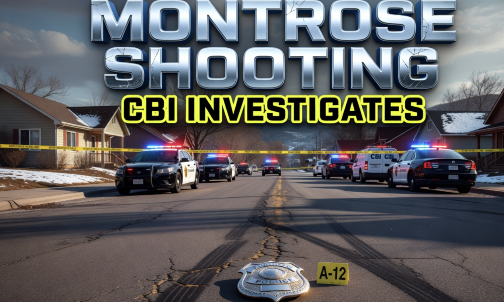 Montrose Colorado police officer-involved shooting investigation 2026