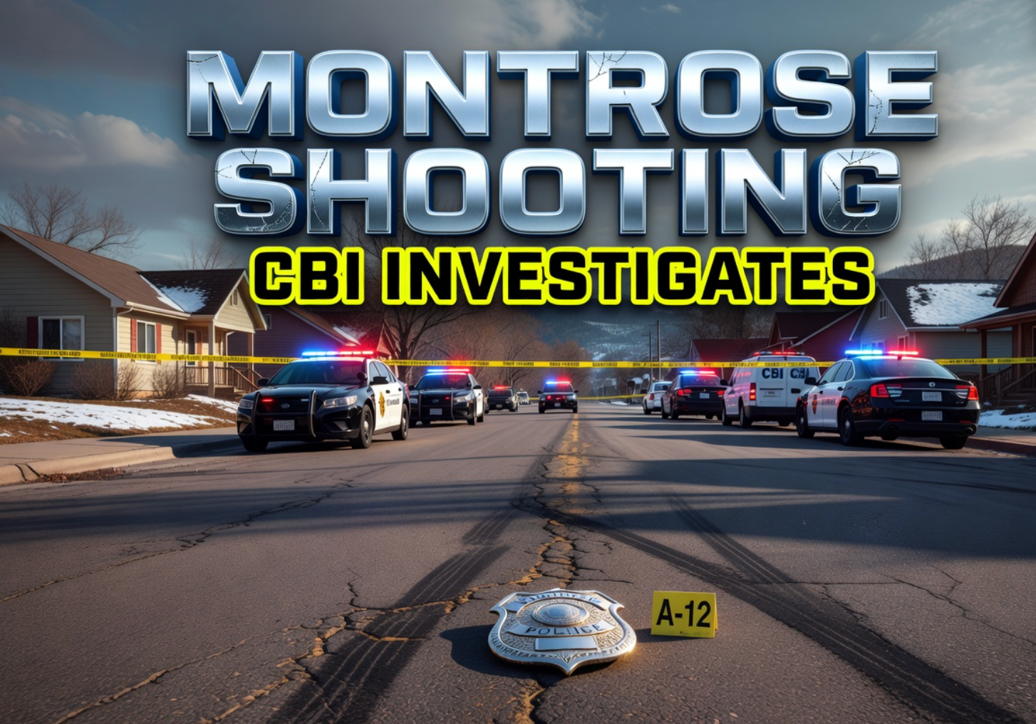 Montrose Colorado police officer-involved shooting investigation 2026