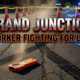 utility locator struck by vehicle Grand Junction work zone crash