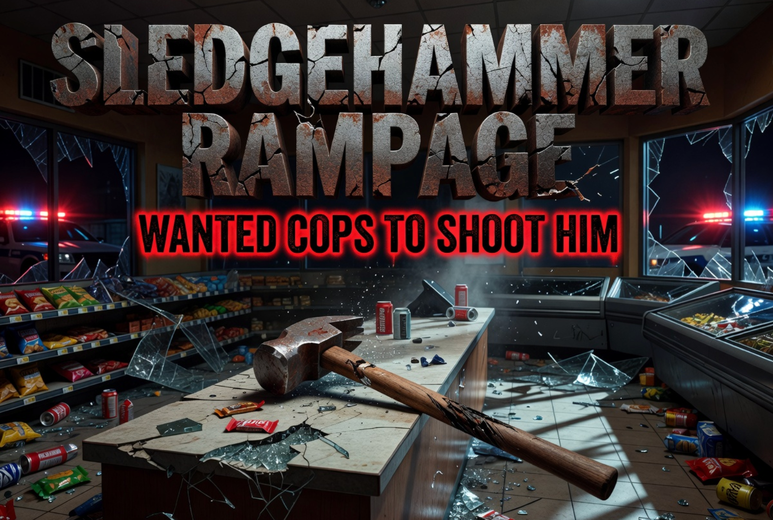 man arrested sledgehammer attack Fruita Colorado Maverik store