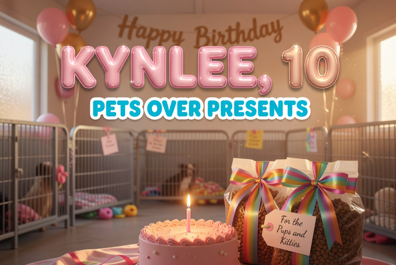 fourth grader donates birthday gifts to Indiana animal shelter