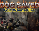 Fort Wayne firefighter dog rescue house fire scene