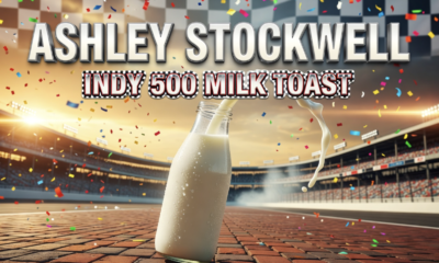indiana dairy farmer indy 500 milk presenter victory circle