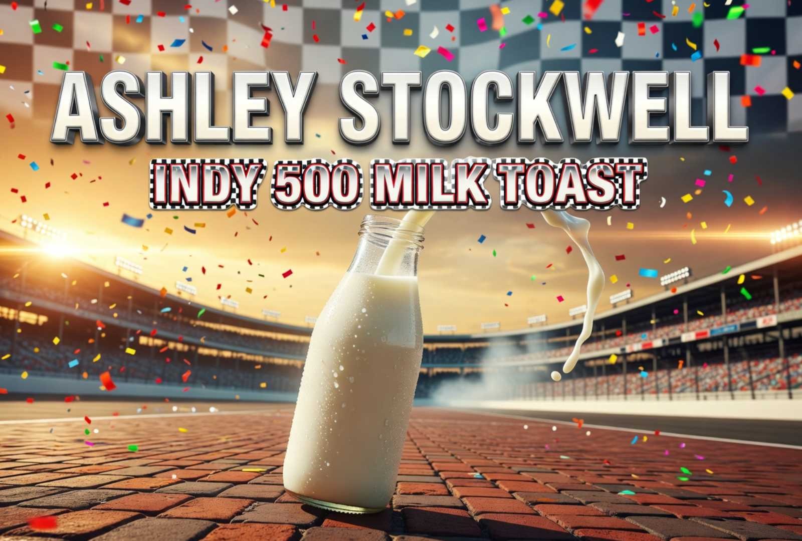 indiana dairy farmer indy 500 milk presenter victory circle