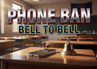 indiana governor school cellphone ban bell to bell signing
