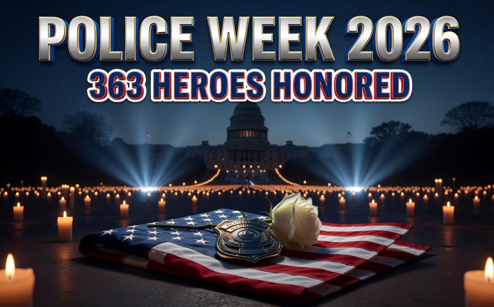 national police week 2026 candlelight vigil memorial
