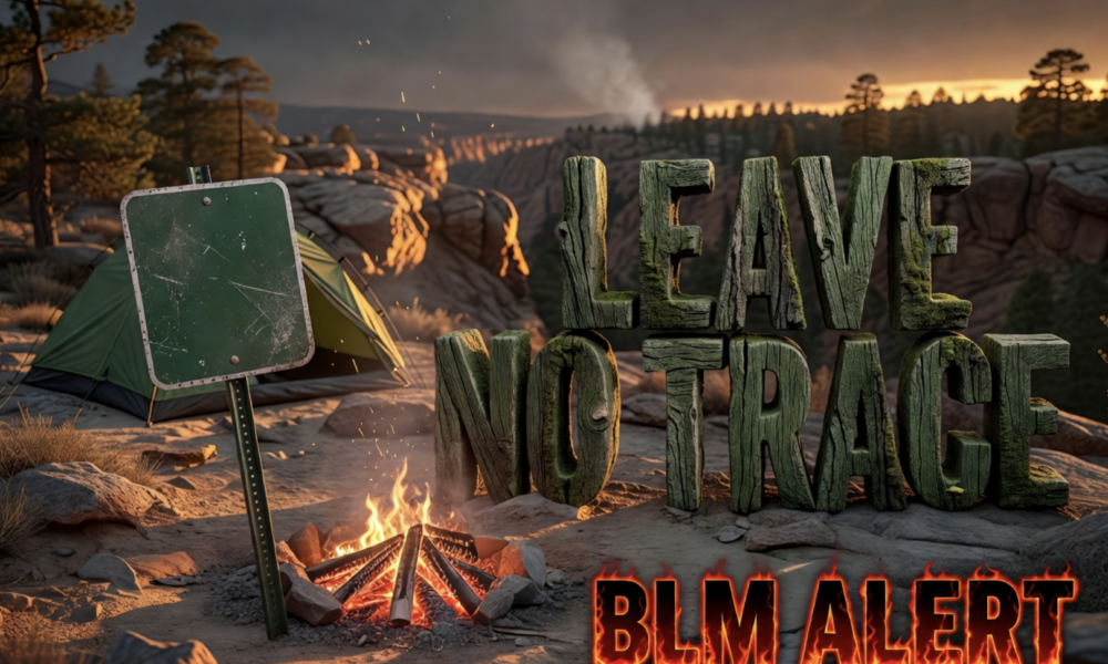 BLM Leave No Trace camping rules wildfire safety summer