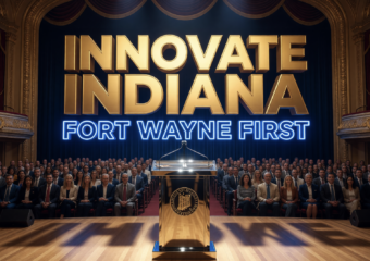 Governor Braun speaking at Innovate Indiana Fort Wayne event