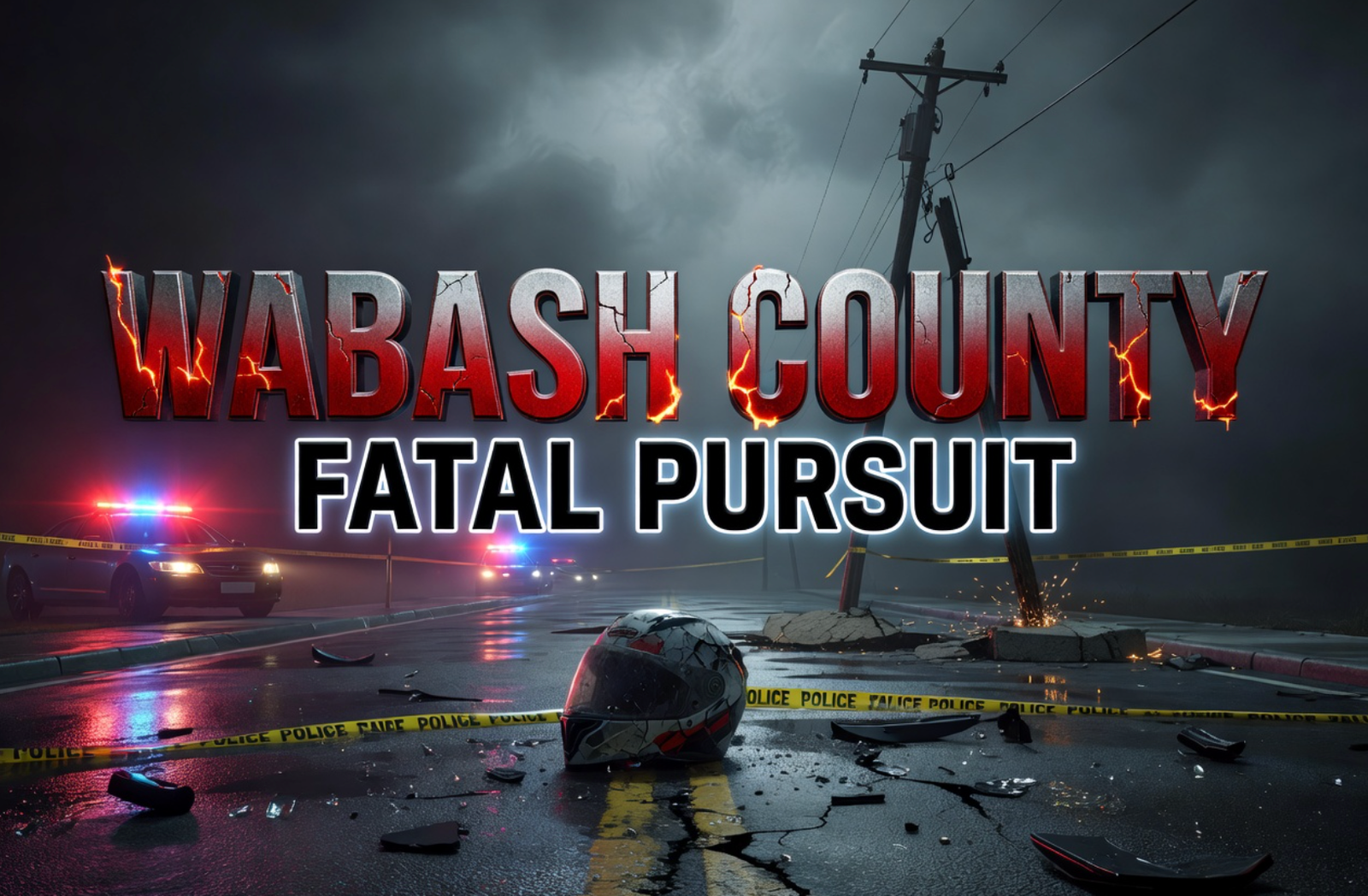 Indiana motorcyclist killed in police pursuit crash Wabash County