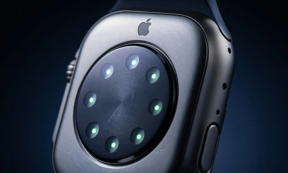 Apple Watch Ultra 4 redesign and blood pressure sensor ring explained.