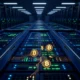 Bitcoin miners gain as Nvidia data center earnings confirm AI infrastructure spending surge.