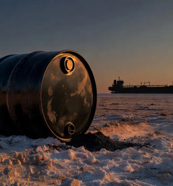 Brent crude oil rises above $100 a barrel as Strait of Hormuz blockade continues.