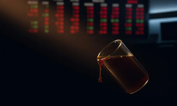 Crude oil prices surge as Trump warns Iran while global demand contracts in 2026.