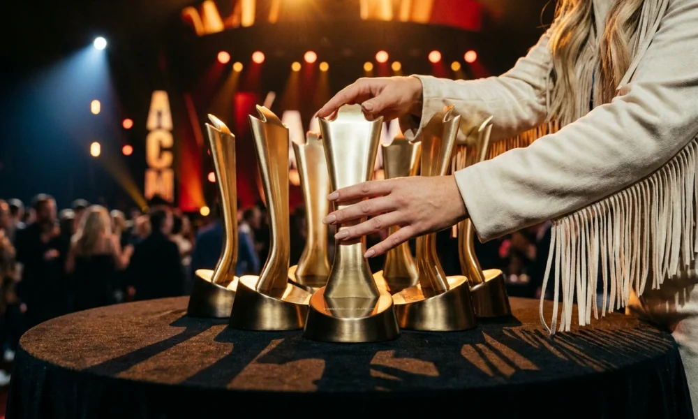 Ella Langley ACM Awards 2026 record sweep with seven trophies in Las Vegas.