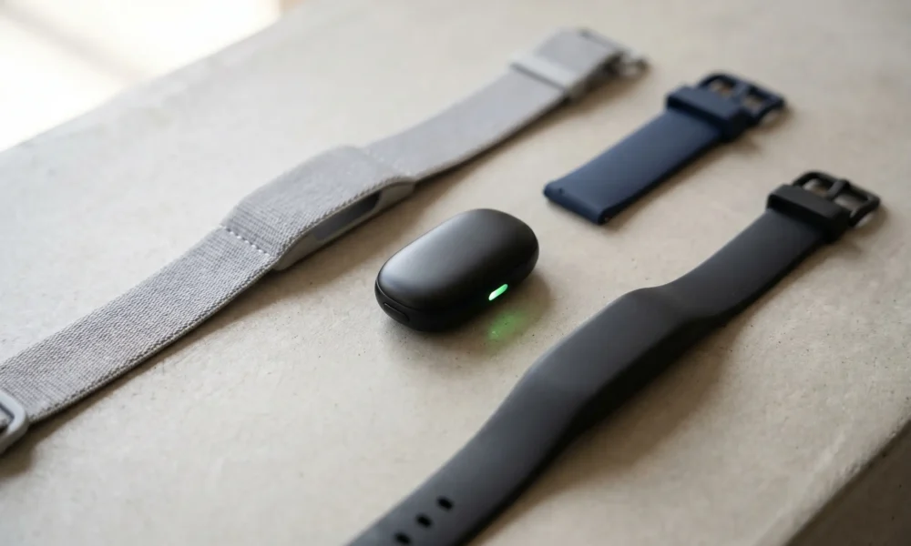 Fitbit Air review covering Google Health Coach AI tracker accuracy and price.