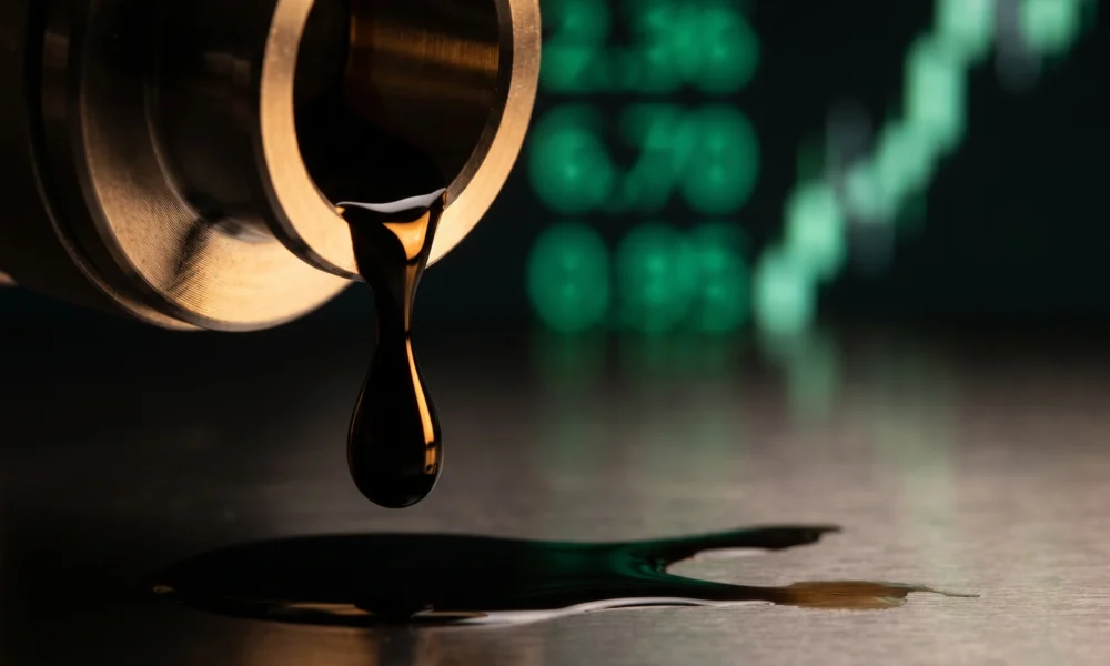 Oil price crash and Dow 51,000 stock market record on Iran deal hopes.