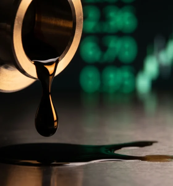 Oil price crash and Dow 51,000 stock market record on Iran deal hopes.