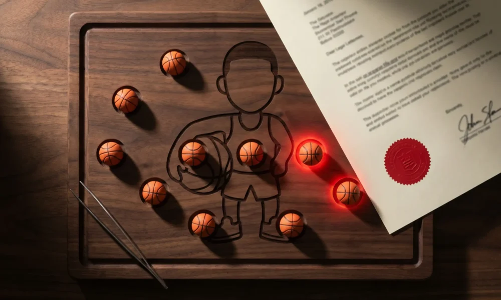 Shai Gilgeous-Alexander cease-and-desist over Unethical Hoops parody board game explained.