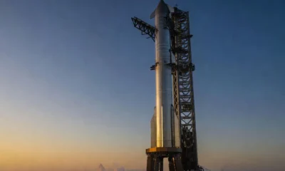 SpaceX Starship V3 stacked on Pad 2 ahead of Flight 12 Starbase launch.