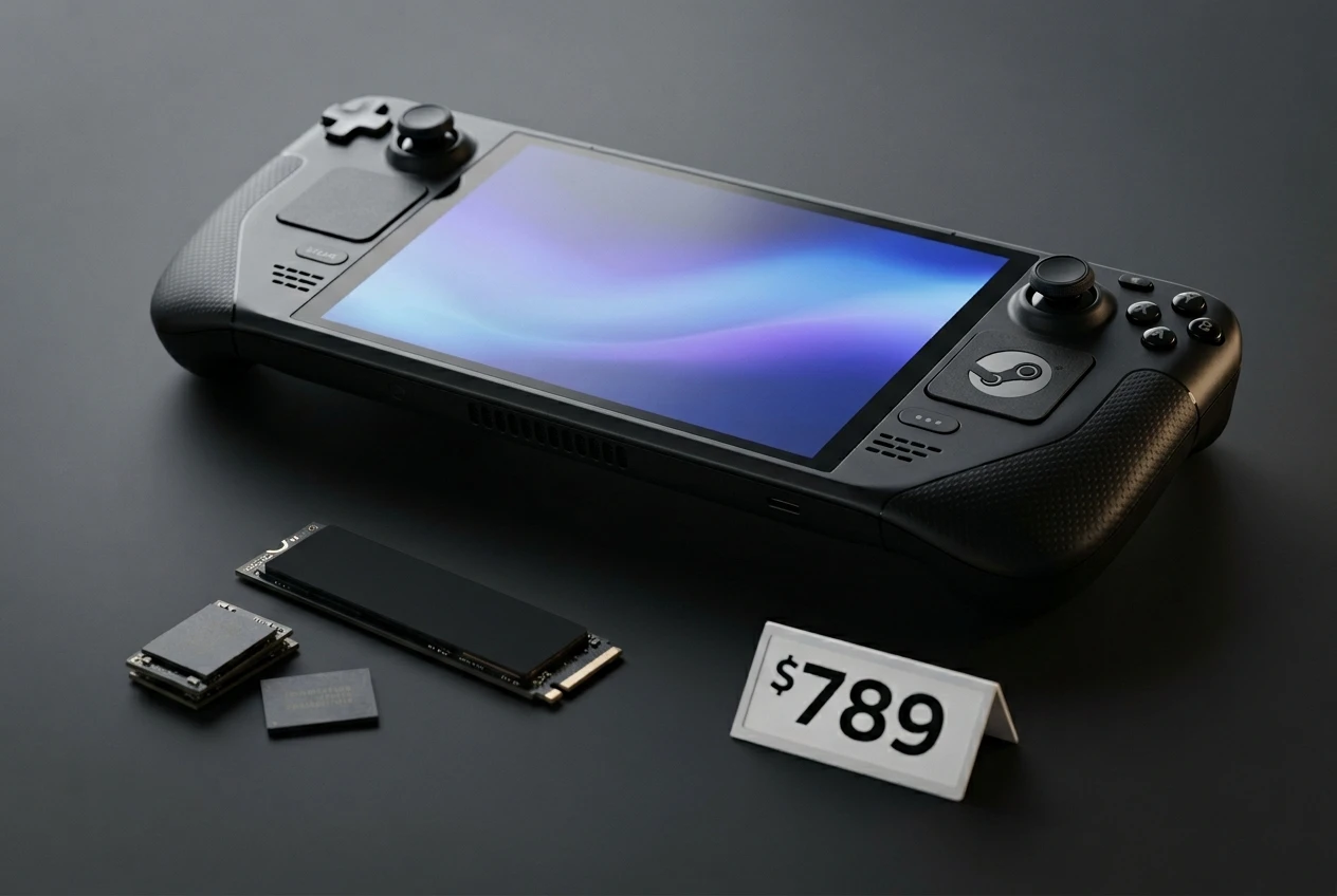 Steam Deck OLED price hike 2026 hits handheld gaming with memory shortage.