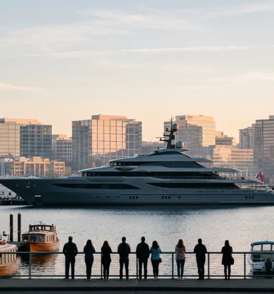 Zuckerberg Launchpad superyacht docks in Seattle Lake Union near Meta offices.