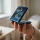 2026 Motorola Razr Ultra flip phone in Orient Blue