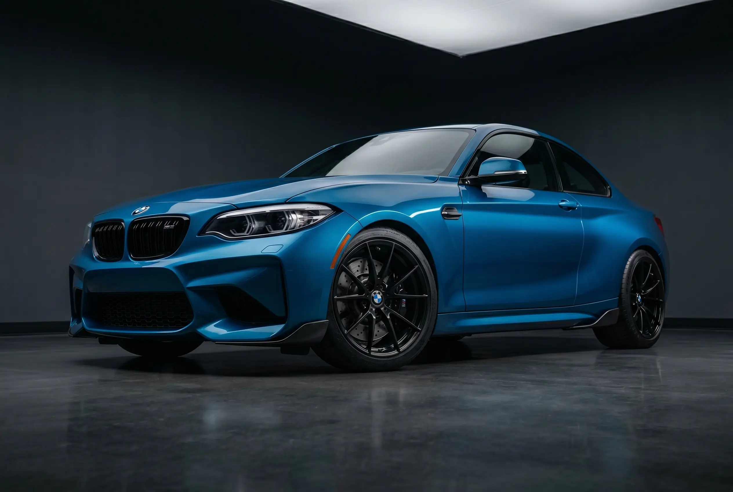 2027 BMW M2 xDrive all-wheel-drive coupe in Borusan Turkish Blue explained.