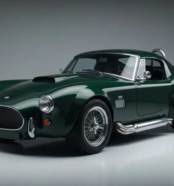 AC Cobra GT Coupe fixed-roof carbon-bodied V8 sports car revealed for 2028.