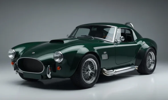 AC Cobra GT Coupe fixed-roof carbon-bodied V8 sports car revealed for 2028.