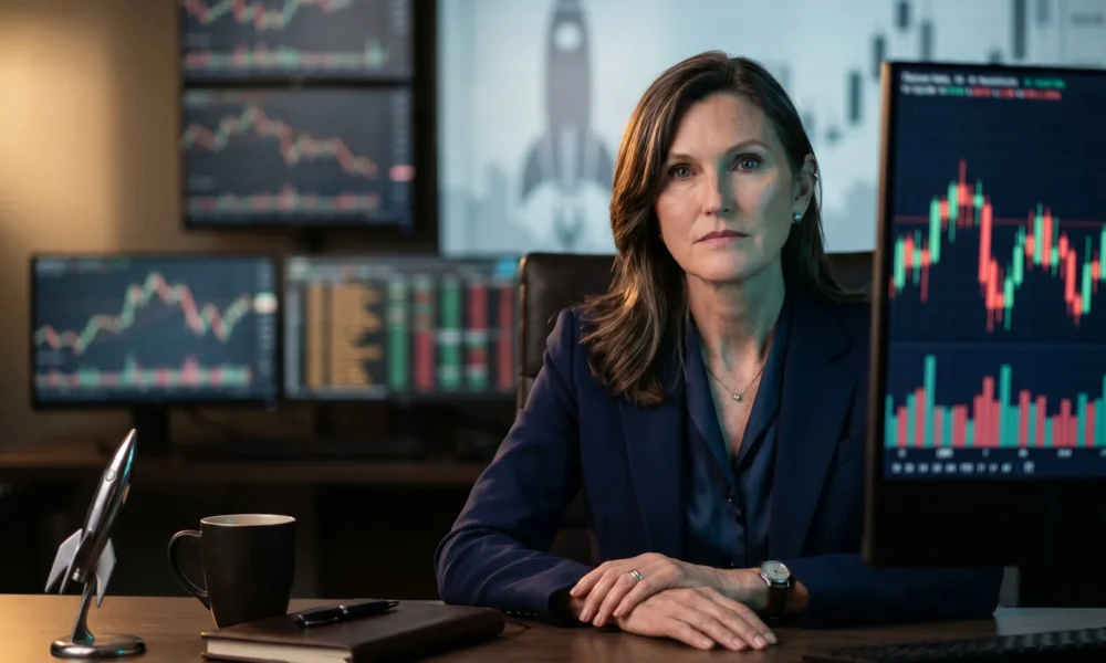 Cathie Wood ARK Invest SpaceX IPO launch moment