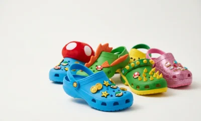Crocs x Super Mario collection clogs and Jibbitz charms releasing July 15.