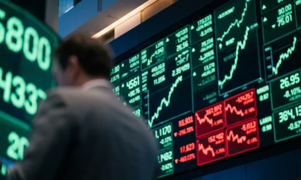 Dow and S&P 500 record close with Alphabet, Microsoft and Bitcoin falling.