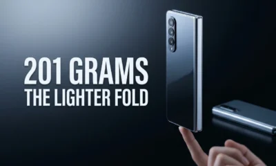 Galaxy Z Fold 8 Wide 201-gram weight leak undercuts flagship phone slabs.
