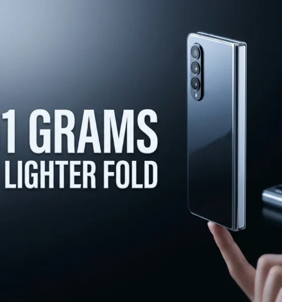 Galaxy Z Fold 8 Wide 201-gram weight leak undercuts flagship phone slabs.