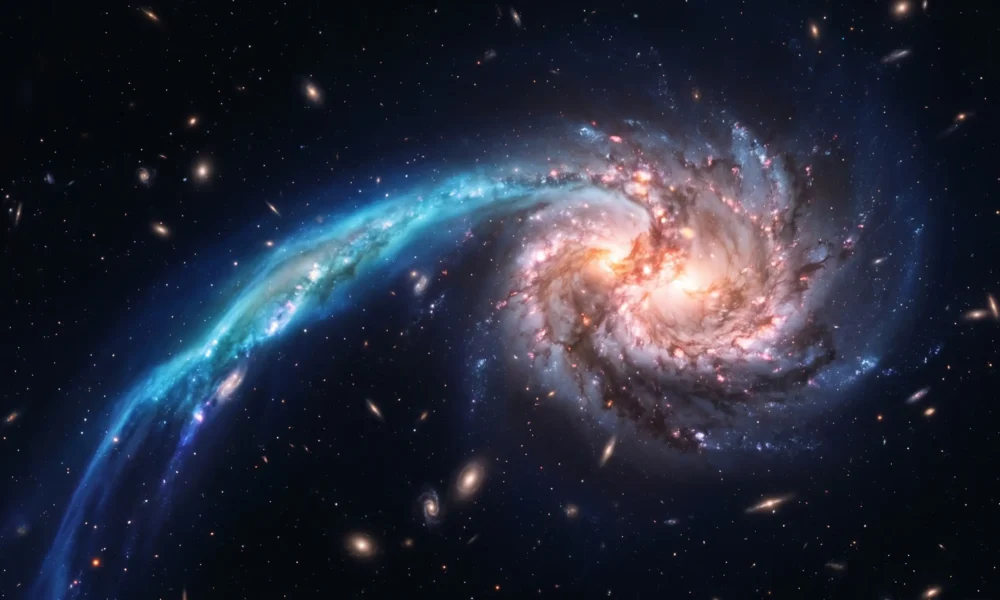 JWST CRISTAL-02 galaxy-killing wind merger 1 billion years