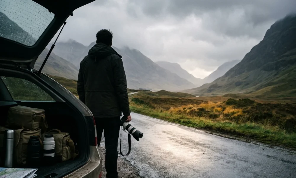 Landscape photography burnout and shooting for yourself on a Scotland road trip.